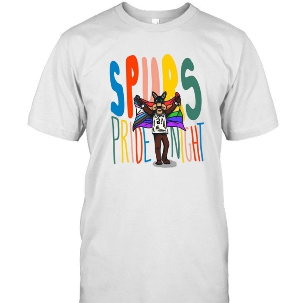 Spurs Pride Night Retro Sports Fan Collector Classic LGBTQ Celebration Graphic05